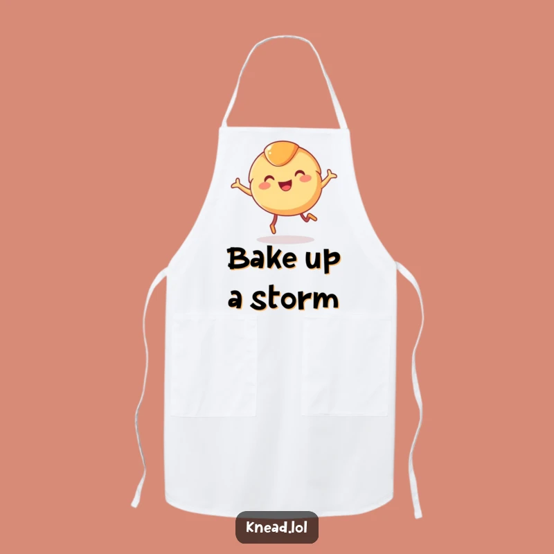 Funny Croissant Legs Apron: Joyful Baker's Accessory, Perfect Humorous Kitchen Gift