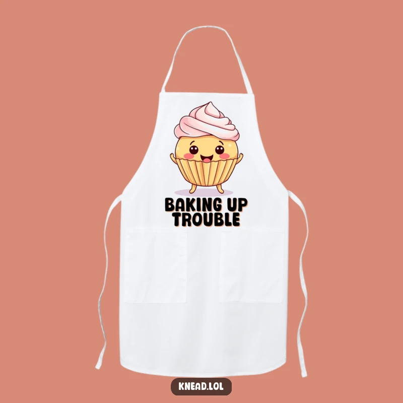 Funny Cupcake Jiggle Apron: Kitchen Sweetness, Perfect Baker's Gift!