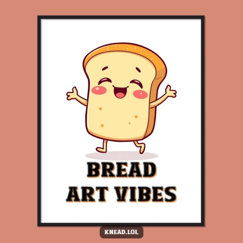 Funny Bread Roll Digital Art: Giggling Character, Instant Joy Download