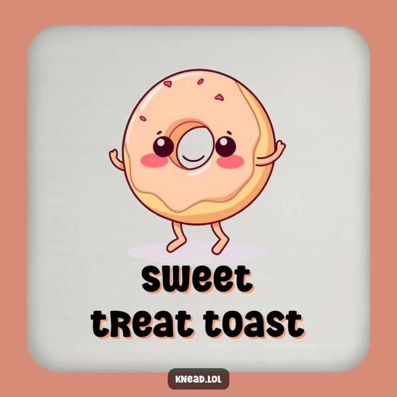 Funny Dancing Donut Coaster: Wiggling Decor for Tables & Funny Gifts