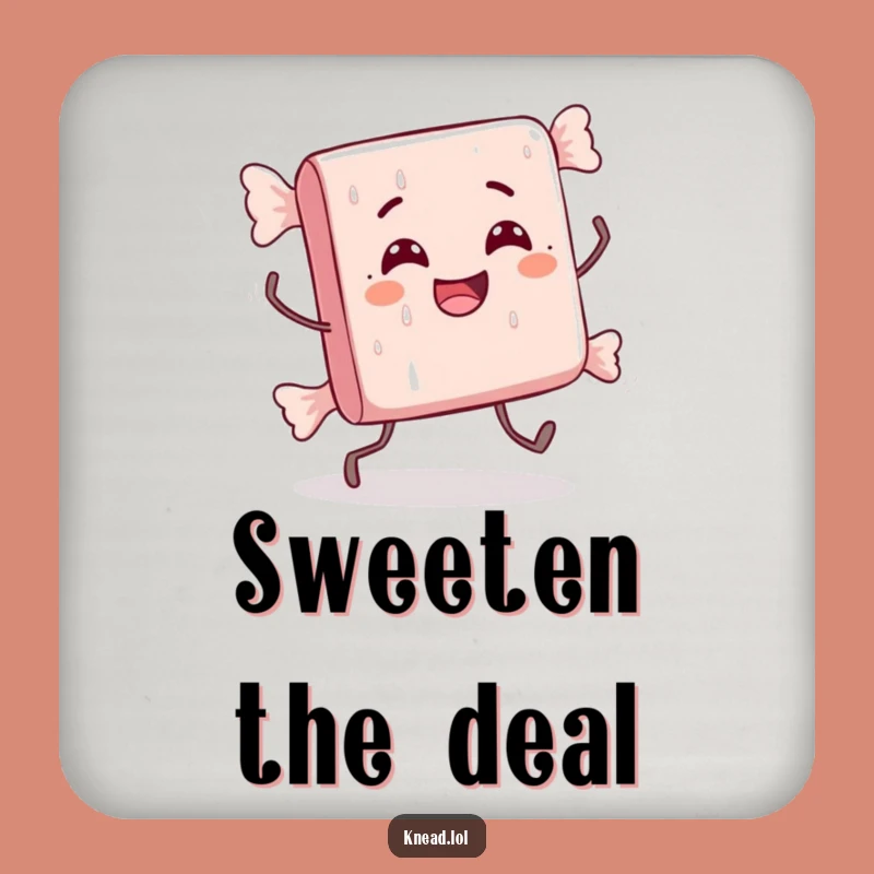 Funny Candy Bar Coaster: Stumbling Art, Protect Surfaces Gift