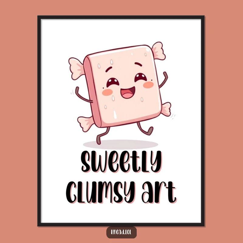 Funny Candy Bar Poster: Stumbling Art, Hilarious Wall Decor Gift