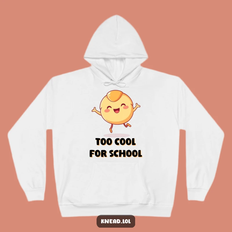 Funny Croissant Legs Hoodie: Cozy Pastry Character, Perfect Warm and Humorous Gift