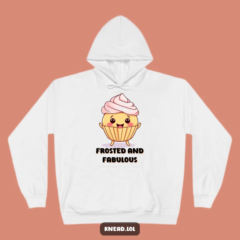 Funny Cupcake Jiggle Hoodie: Cozy Sweetness, Perfect Warm Dessert Gift!
