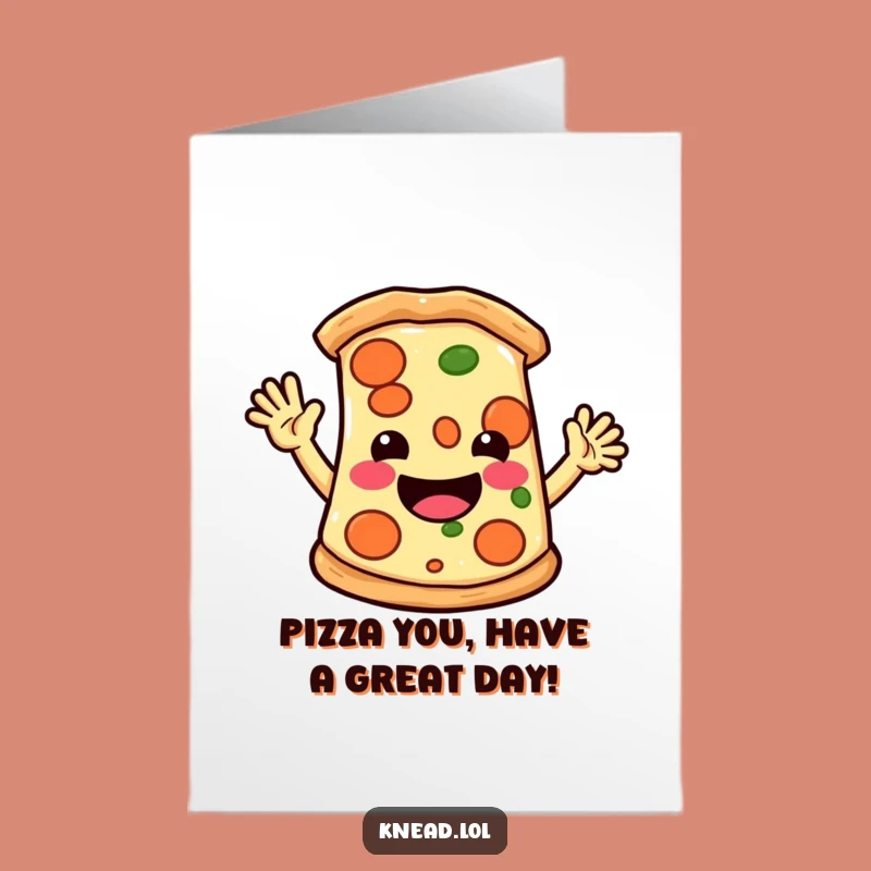 Free Printable Pizza Birthday Card: Funny Foodie Greeting for a Happy Celebration