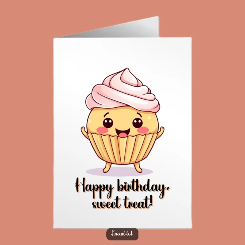 Free Printable Cupcake Birthday Card: Funny Jiggling Frosting Downloadable Gift