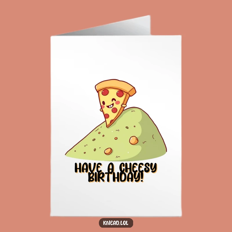 Free Printable Pizza Birthday Card: Rolling Downloadable Gift for a Cheesy Celebration