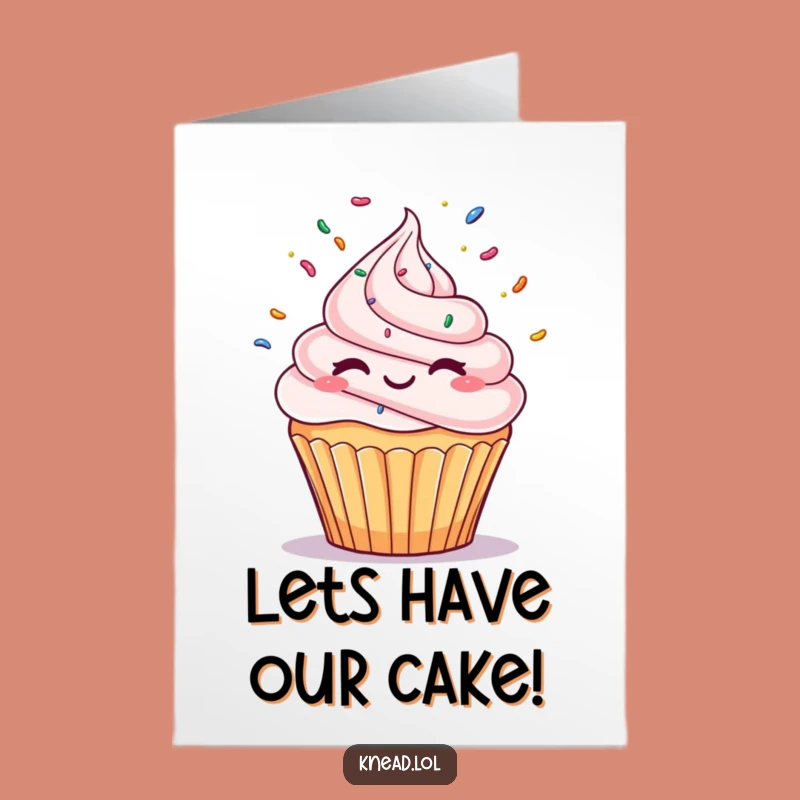 Free Printable Cupcake Birthday Card: Witty Downloadable Gift for Festive Fun