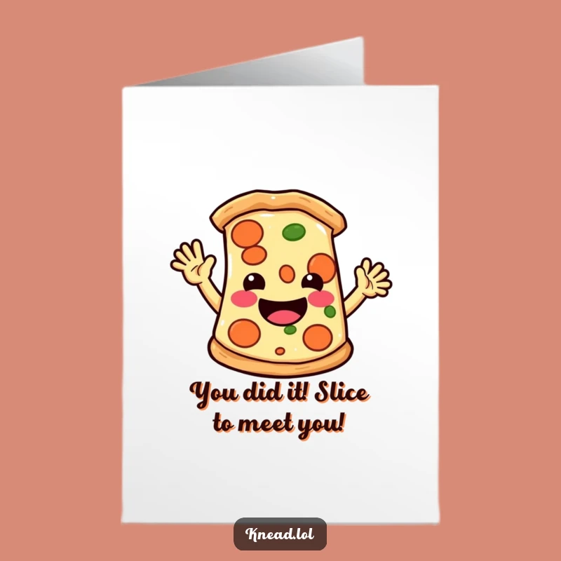 Free Printable Pizza Congrats Card: Cheesy Foodie Congratulations for Any Achievement