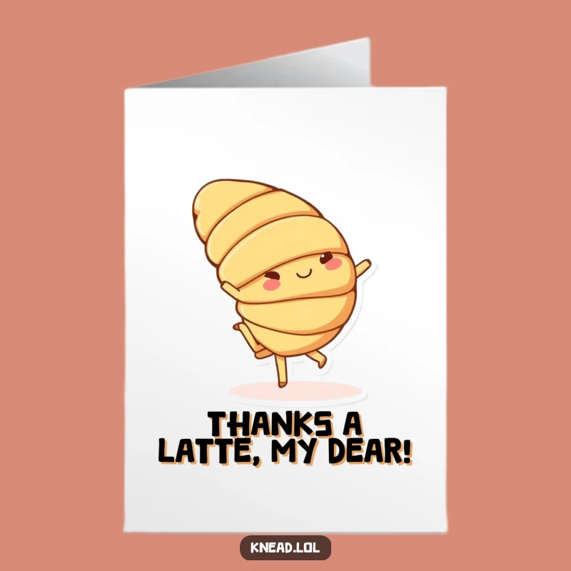 Free Printable Croissant Thank You Card: A Sweet Pastry Gesture of Gratitude