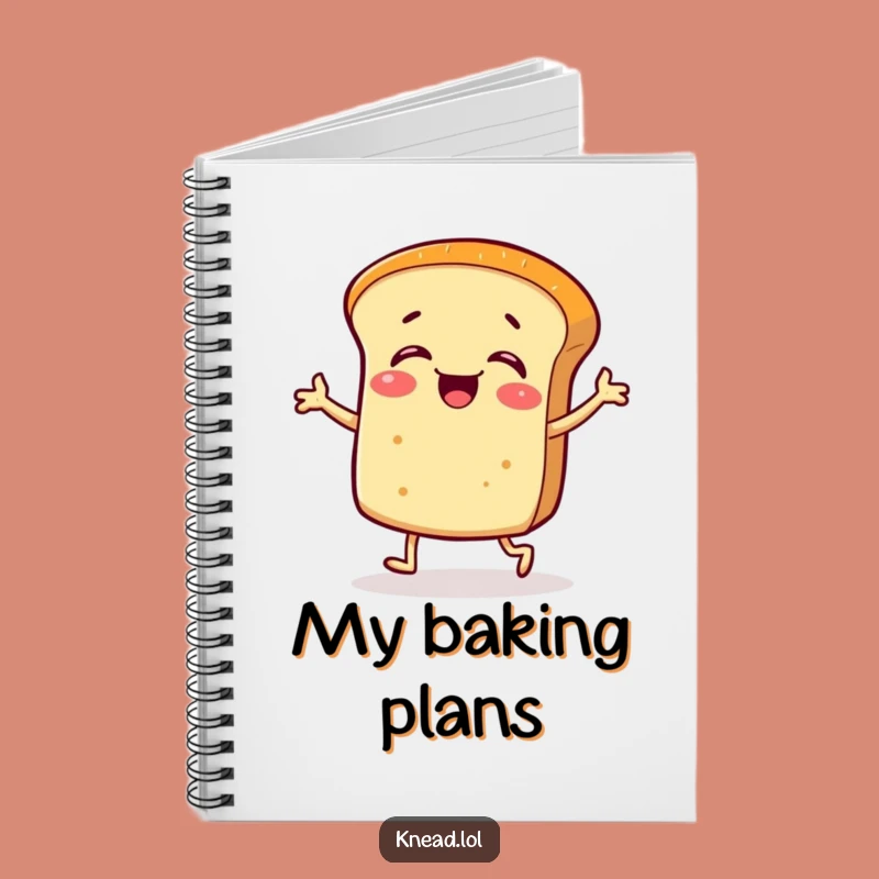 Funny Bread Roll Notebook: Giggling Cover, Perfect Jotting Gift