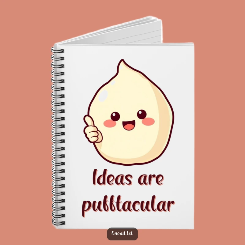 Funny Puffy Pastry Notebook: Cheerful Writing Buddy, Perfect Humorous Gift for Ideas