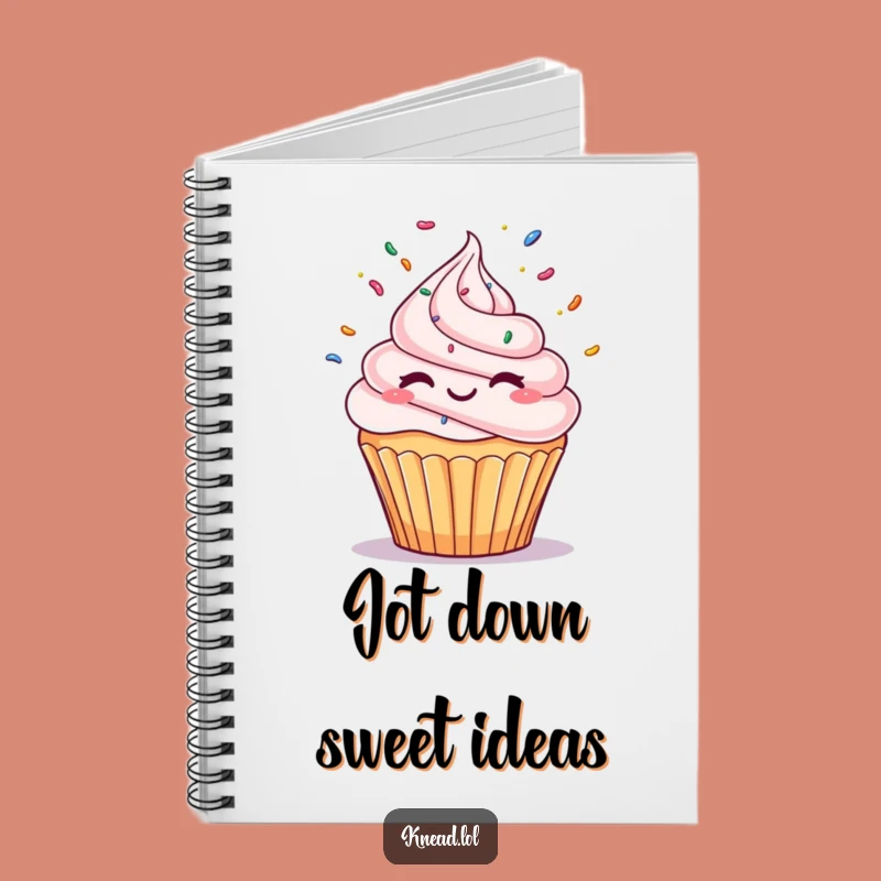 Funny Winking Cupcake Notebook: Juggling Ideas Companion, Perfect Humorous Gift