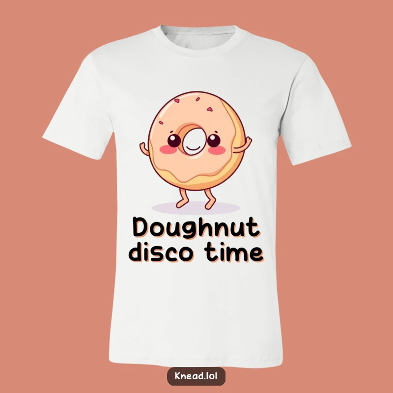 Funny Dancing Donut T-Shirt: Wiggling Foodie Tee for Comical Gifts