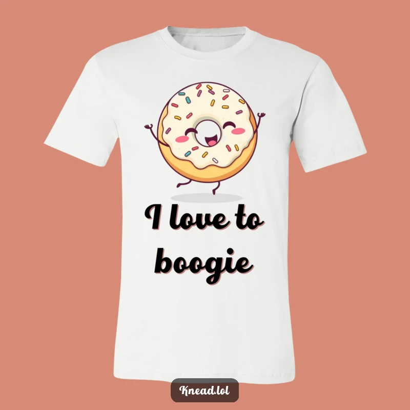 Funny Happy Donut T-Shirt: Dancing Sprinkles Design, Hilarious Gift for Treat Lovers